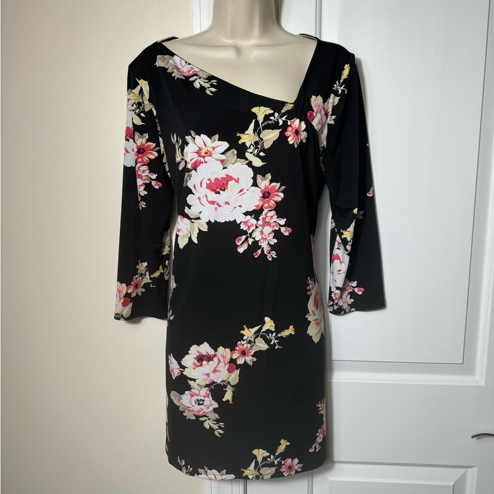 WHBM Tunic Dress black Large L All-season dress!